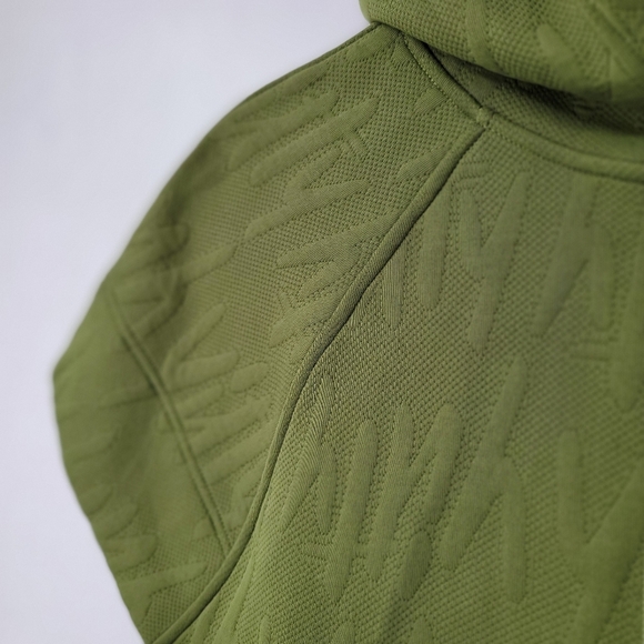 Yitty Major Label Backless Hoodie Dress Size Small Bossy Mossy Green Spellout - Picture 13 of 13